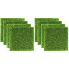  2 Pack Kunstgräser Puppenhaus Pflanzen Künstliches Gras Plastikgras