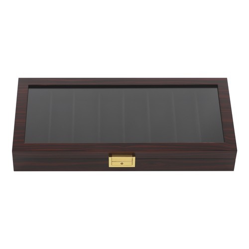 8 Compartments Knife Display Case Storage Box Tabletop Organizer Rectangular - Picture 11 of 19