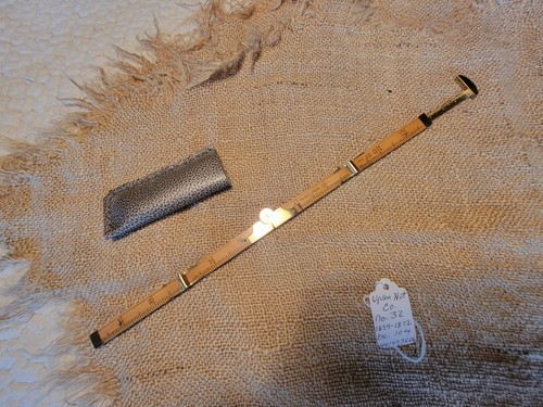 Antique Upson Nut Co. No. 32 Boxwood Folding Rule Ruler - Picture 10 of 21