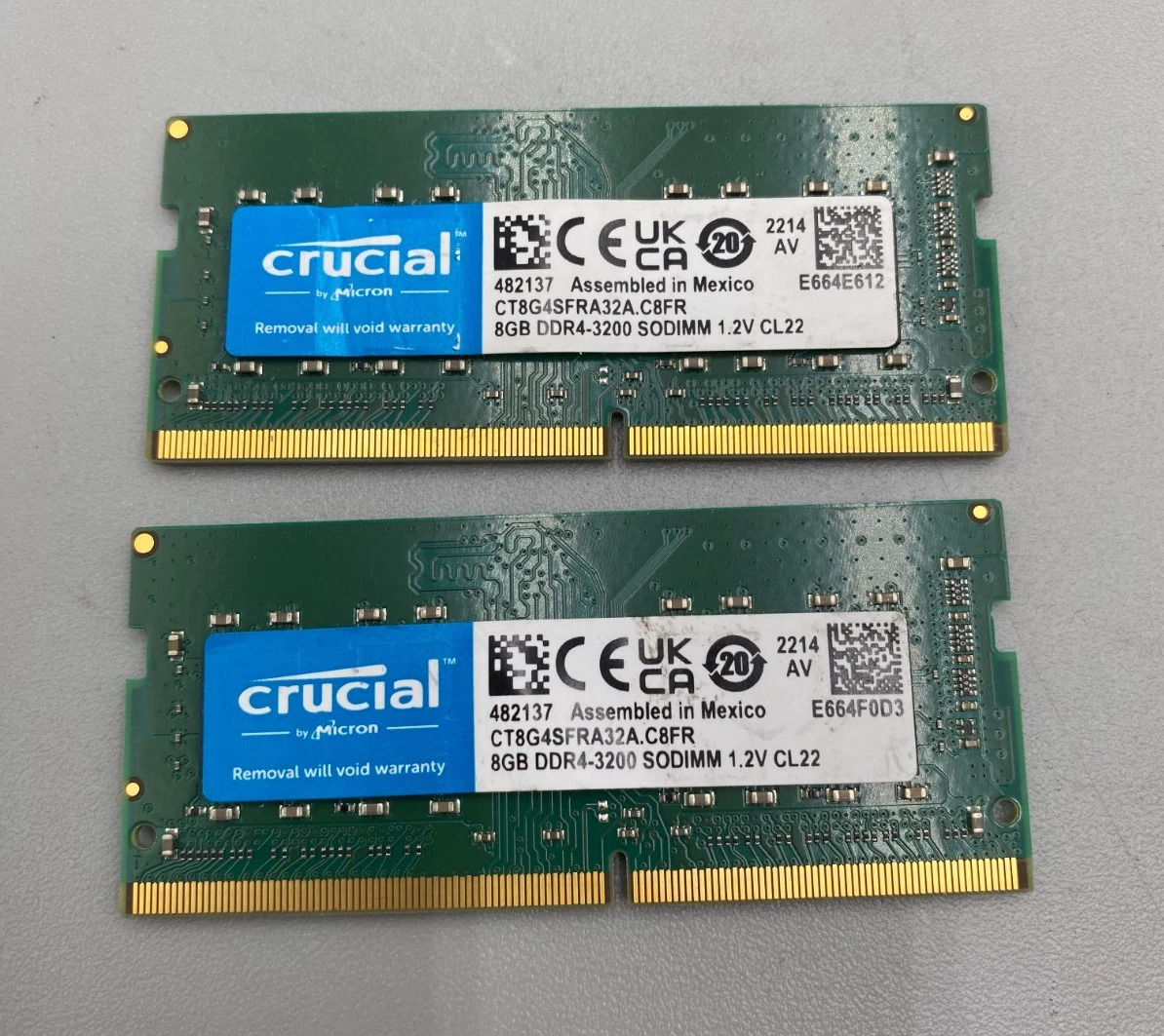 Crucial DDR4 SDRAM 8 GB Total Capacity Memory (RAM) for sale | eBay