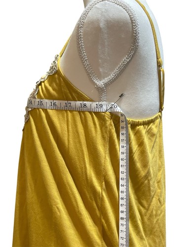 Express gelb verziertes Camisole mit cremefarbenem Stickereiakzent Medium - Bild 8 von 10