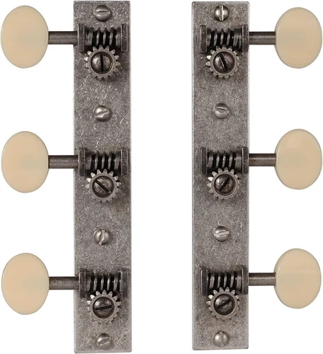 Golden Age Restoration Tuners for Solid Peghead Guitar with Square-end,...