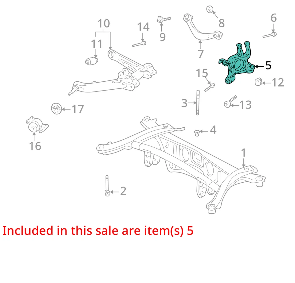 SE ADAPTA A PONTIAC VIBE KNUCKLE RR SUSP 2003-2006 88970101 - NUEVO FABRICANTE DE EQUIPOS ORIGINALES 88970101 Foto 2 de 3
