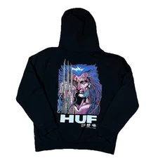 HUF x Marvel Wolverine "Weapon X" Adult Hoodie Size Large Comics Windsor-Smith