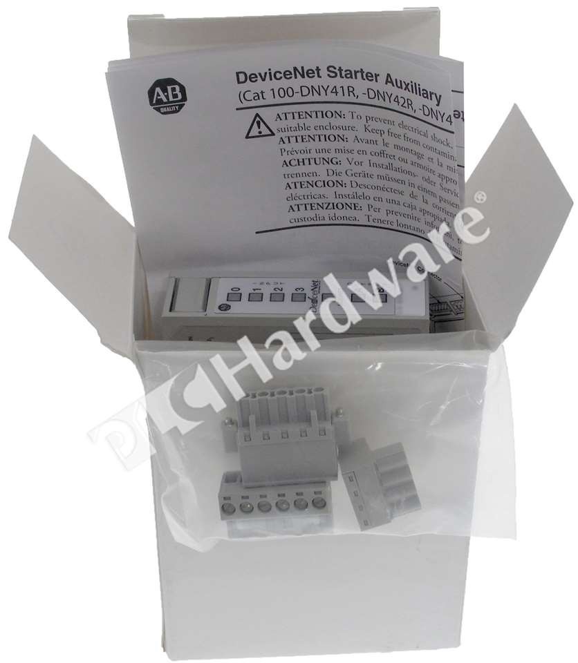 Surplus Open Allen Bradley 100-DNY42R /B DeviceNet Distributed Starter ...