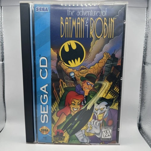 Sega CD The Adventures Of Batman & Robin Complete In Box Authentic