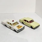 Matchbox FORD GALAXIE Police Car No 55/59 & FORD CORSAIR No 45 Lesney, England