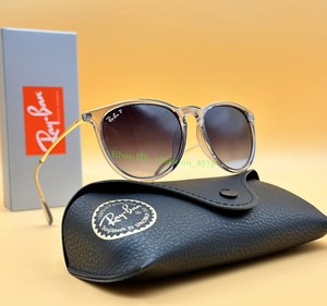 Sunglasses Ray-Ban Erika RB4171 6338/d1 54 Trasparent Blue Dark Violet Mirror Re