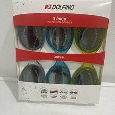 Dolfino Tinted Swim Goggles with Silicone Strap and UV Protection 6 