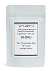 Vitamin D3 20000IU High Strength Tablets  Vit D Bone Health D3 Capsules Vegan