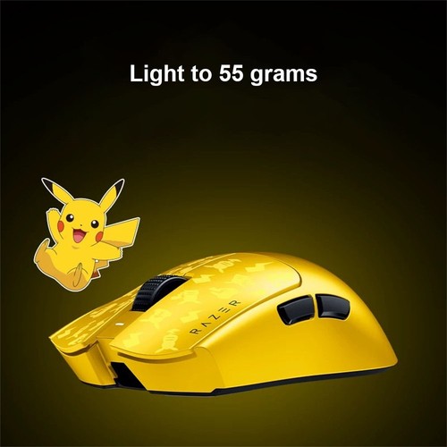 New Razer x Pokémon Pikachu Viper V3 Pro Wireless Gaming Mouse + Mouse Pad Set - Picture 5 of 10
