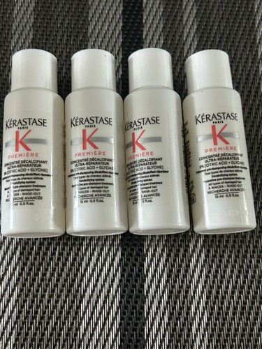 4x Kerastase PREMIERE Mini Sz CONCENTRE REPAIRING Pre-Shampoo TREATMENT 15ml Ea