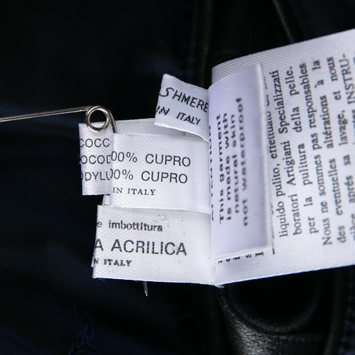 Great $15k RARE SCHIATTI & Co. Cashmere and CROCODILE Jacket Black 46US/56IT - Picture 19 of 21