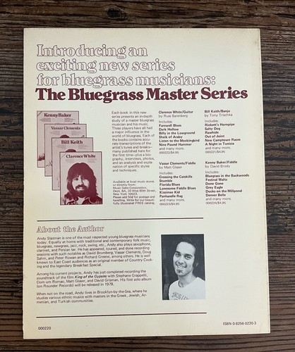 Jesse McReynolds Mandolin Bluegrass Masters Series 1979 Oak Pub. Tablature - Picture 4 of 22