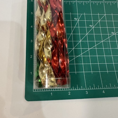 VINTAGE METALL Eiszapfen Weihnachtsbaum Ornamente Drehungen 17 kleine + Schachtel größer - Bild 7 von 7