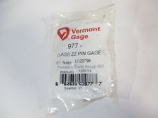 Vermont Gage (111297700) 0.977" Diam Class ZZ Minus Plug & Pin Gage 