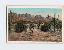 Postcard Catalina Mountains and Desert Arizona USA