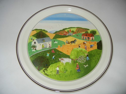 Villeroy & Boch LAPLAU Naif Einzelverkauf: Frühling Sommer Herbst Winter Wanduhr - Picture 10 of 12