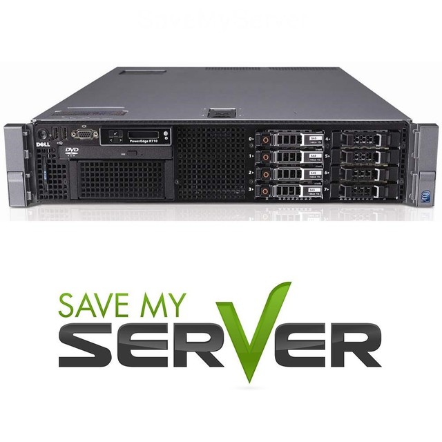 Dell Poweredge R710 8 Bay 2 x QC 2.66GHZ 24GB RAM Select 146GB 10K drives