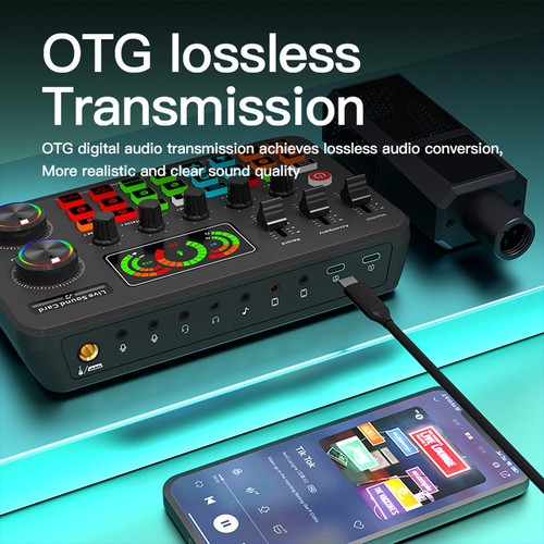 Audio Interface Live Sound Audio Recording Desktop Singing Sound S5Z7 - Picture 3 of 11
