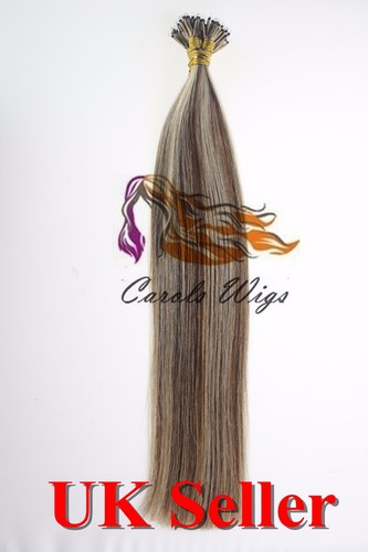Extensiones de cabello humano Remy armenio anillo nano 26" 1g 8A* doble dibujo 100 % Reino Unido - Imagen 59 de 73