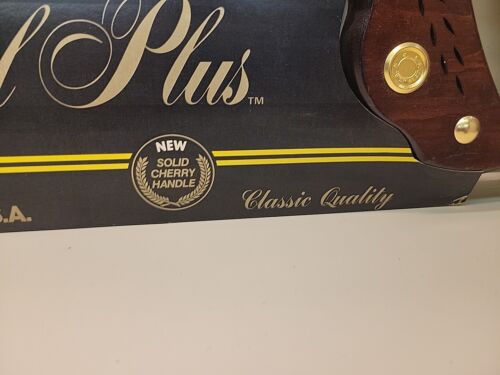 Stanley 15-105 Professional Plus 26" Rip Hand Saw 5-1/2 Point Cherry USA NOS - Picture 4 of 24