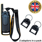 Top mounted lanyard ring 2 Pack adaptor Motorola TALKABOUT T82 Extreme