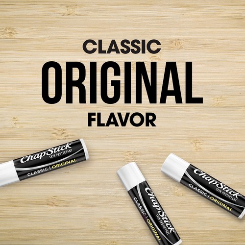 ChapStick Classic Original Lippenbalsam - Feuchtigkeitsspendende Lippenpflege für trockene rissige L... - Bild 4 von 8