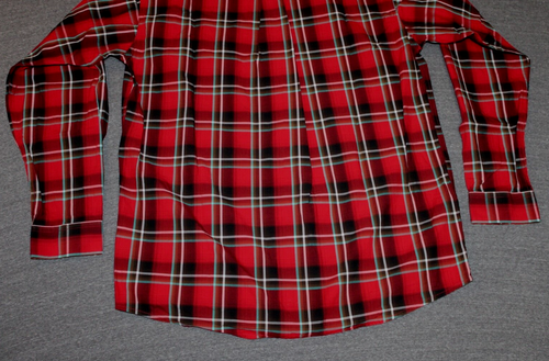 Camisa Cinch con Botones para Hombre Pequeña Roja a Cuadros Mangas Largas Rodeo Country Western - Imagen 11 de 12