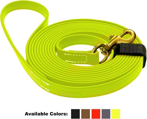 Viper Biothane Working Tracking Lead Leash Long for Dogs 5 Colors and 16 Sizes - Picture 24 of 37