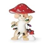 3.5" Charming Tails Christmas Figure Mouse Mushroom "Capture the Joy" #137973
