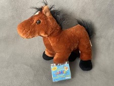 GANZ Webkinz Brown Arabian Horse HM101 & Tag Sealed Unused Code