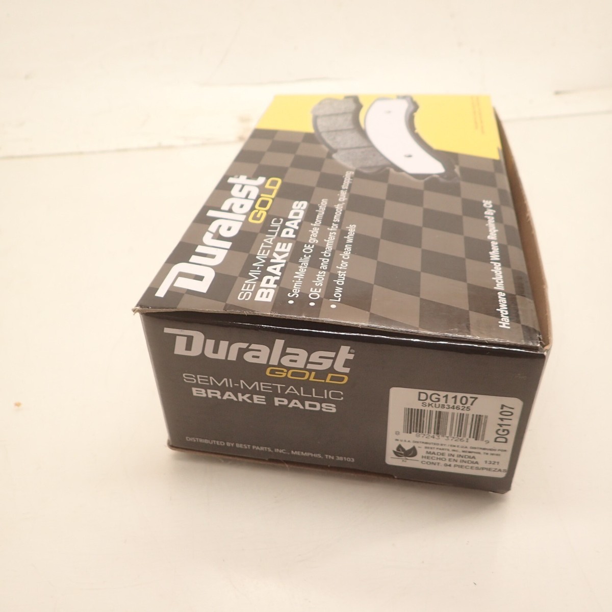  Duralast gold Front Disc Brake Pad Set for Volkswagen Jetta