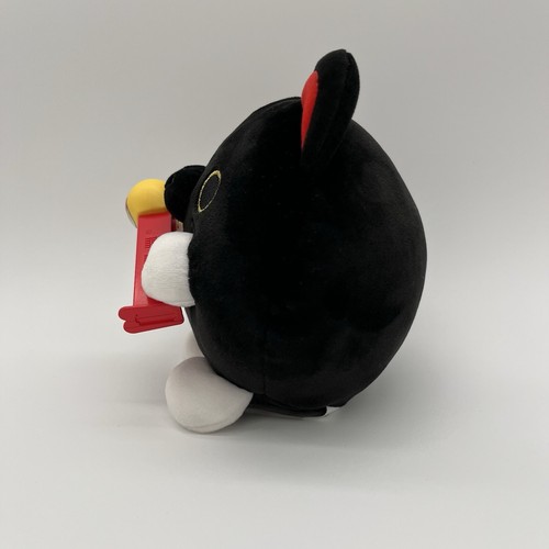 Snackles 5 Zoll Luna schwarze Katze Plüschtier Stofftier Herz Augen PEZ Spender ZURU - Bild 2 von 10