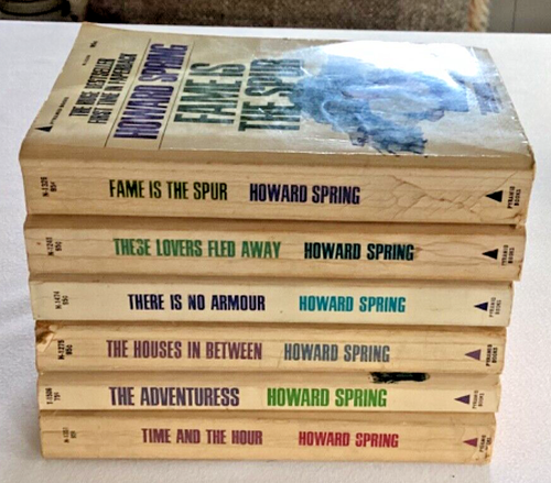 Howard Spring Vintage LOT The Adventuress Time & the Hour Houses in Between 🍒 - Imagen 9 de 9