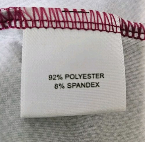 Peter Millar Size L Mini Gingham Checked Burgundy Black Polo Shirt - Picture 6 of 9
