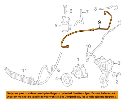 Sell ACDELCO PROFESSIONAL 36-352450 Steering Pressure Hose in Chino
