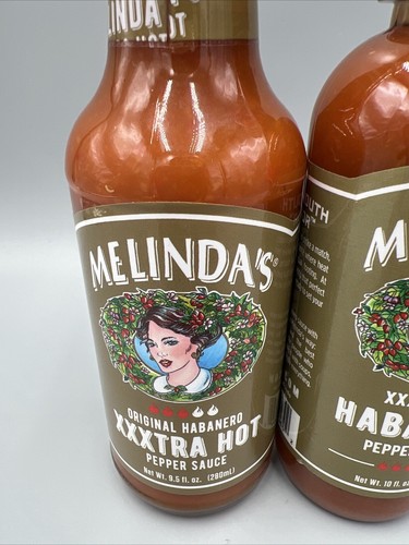 Lot of 2! Melinda's Hot Sauce. XXTRA Hot Habanero Pepper Sauce - Picture 3 of 6