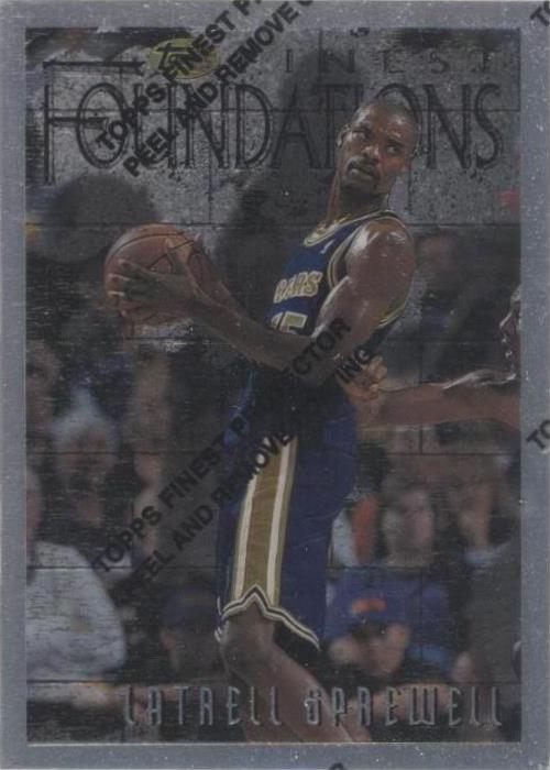 1996-97 Topps Finest - Latrell Sprewell #250 - 1 of 2