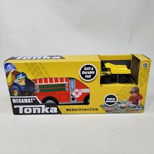 Tonka Megamat Durable Felt Playmat with Dump Truck Vehicle 2021 Hasbro 