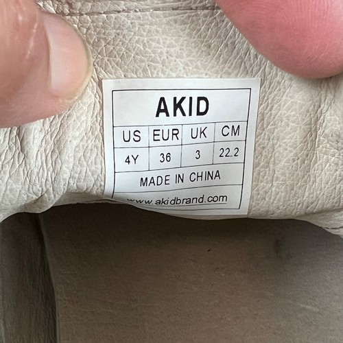 AKID Botines Mocasín Cuero 4Y Niñas Grandes Leopardo Tostado con Bordado Rojo - Imagen 11 de 11