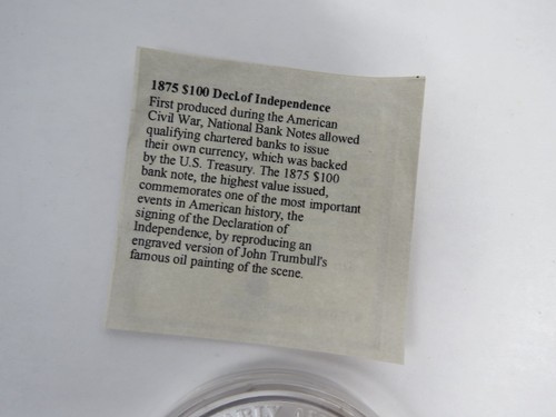 American Mint Historia temprana de la moneda estadounidense - $100 - plateado - Imagen 4 de 10
