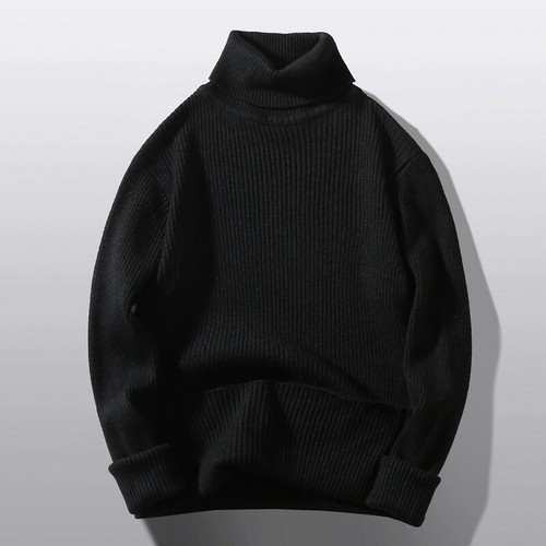 Herren-Strickpullover Mit Rollkragen Und Warmem Winterpullover ≌ - Bild 15 von 19