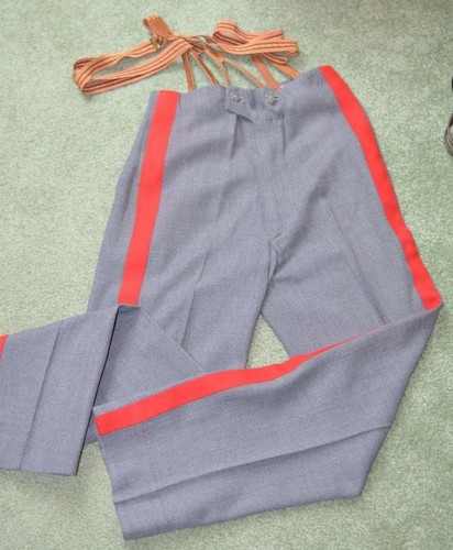 Childs Civil War~Reenactor~costume~full uniform~hand made~lined Wool cotton belt - Picture 6 of 10