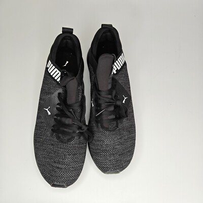 Znie P-100 Black 新古 Puma Men's 376840 Woven Black Enzo Beta Running Shoes