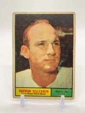 Harmon Killebrew 1961 Topps #80 Minnesota Twins VG