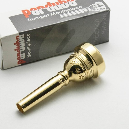 Parduba 3.5 24K Gold Flugelhorn Mouthpiece (Small Morse/Bach Taper) - Picture 5 of 5
