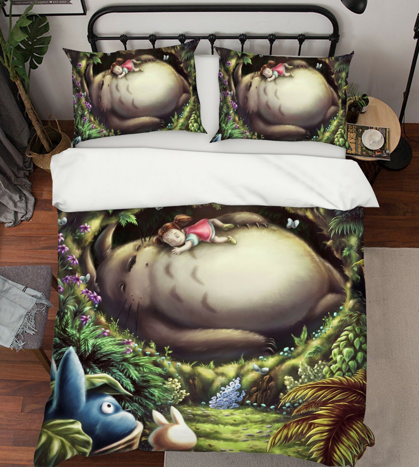 3D My Neighbor Totgold 2 Japan Anime Bed Pillowcases Quilt Duvet Cover Set Single 3D My Neighbor Totgold 2 Japan Anime Bed Pillowcases Quilt Duvet Cover Set Single