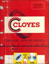 Cloyes Timing Gears Chains and Sprockets 1967 Catalog PDF File USB Flash Drive