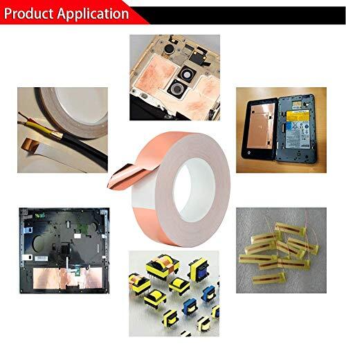 Copper Foil Tape with Single-Sided Conductive Adhesive, 4 Pack 4 Sizes - Bild 5 von 7